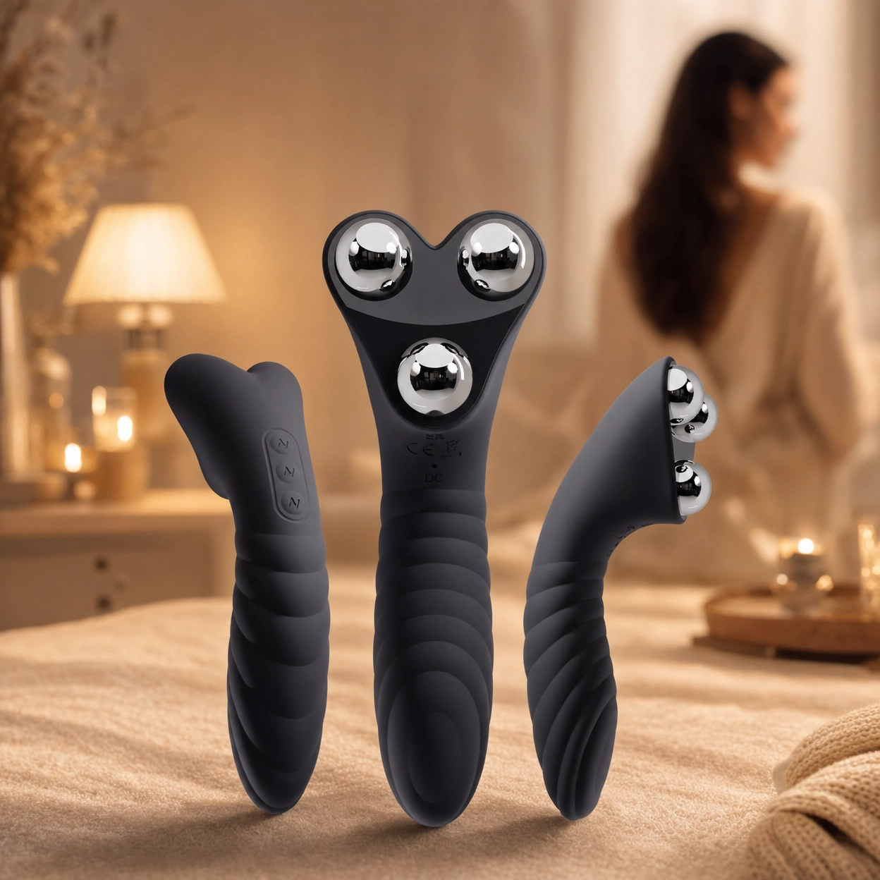 StiVi 2 in 1 Massage- und Vibrationsgerät + Play&Spray