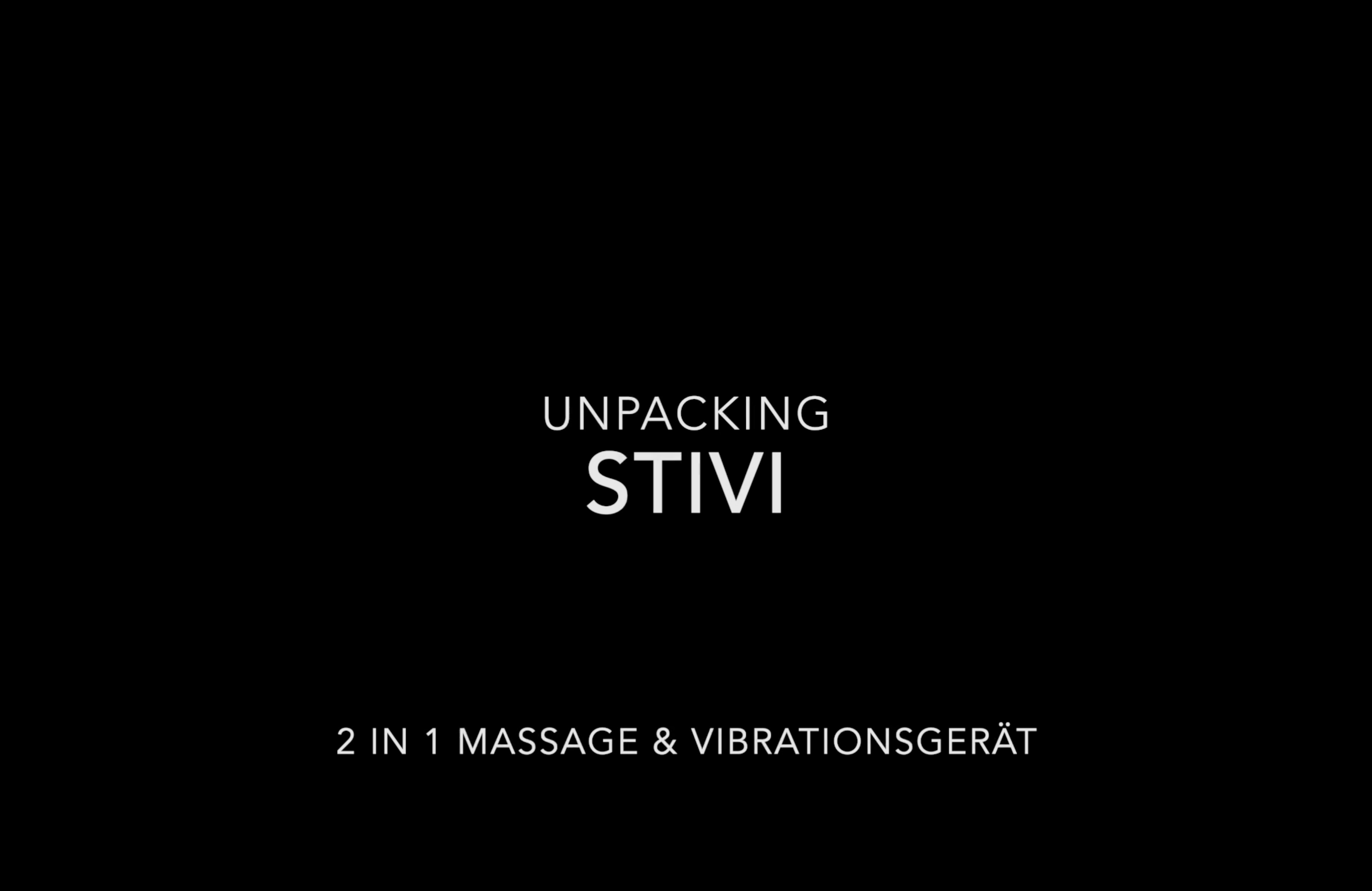 StiVi 2 in 1 Massage- und Vibrationsgerät + Play&Spray