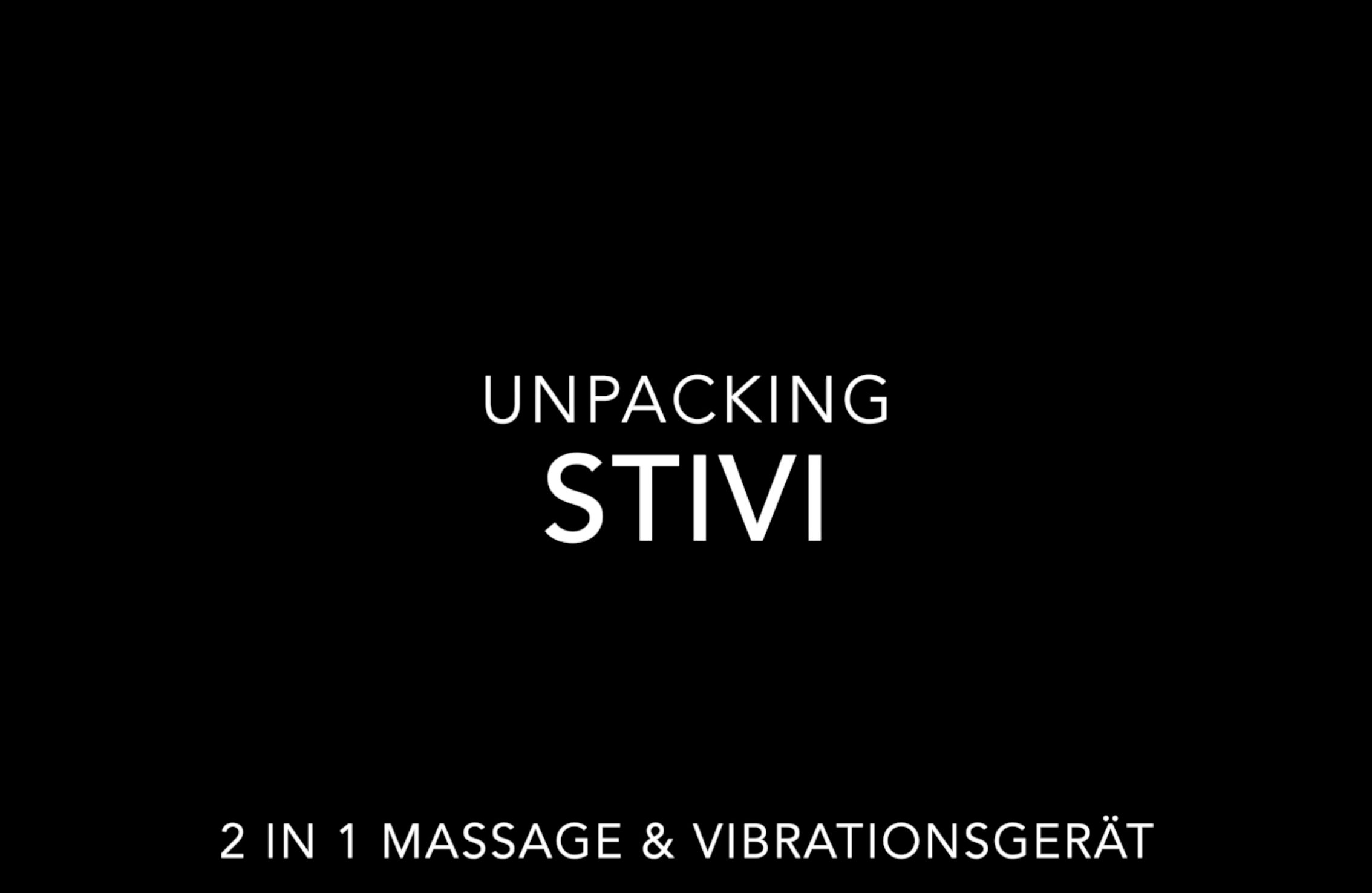 StiVi - 2 in 1 Massage- und Vibrationsgerät